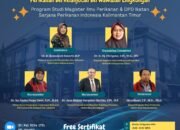 Kuliah Umum Perikanan Berkelanjutan Berwawasan Lingkungan oleh Program Studi Magister Ilmu Perikanan dan DPD Ikatan Sarjana Perikanan Indonesia Wilayah Kalimantan Timur