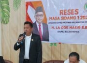 Gelar Reses, La Ode Nasir Prioritaskan Aspirasi Warga Balikpapan di DPRD Kaltim