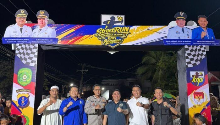 Street Run Ramadhan 2026 Hidupkan Malam Anggana, KNPI Kecamatan Anggana Gerakkan Semangat Ratusan Pemuda